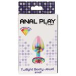 Bijou anal Twilight Rainbow, plug anal debutant, plug anal pour homme, plug anal xl, comment mettre un plug anal, petit plug anal, mini plug anal, plug anal public, plug anal utilisation, dorcel plug anal