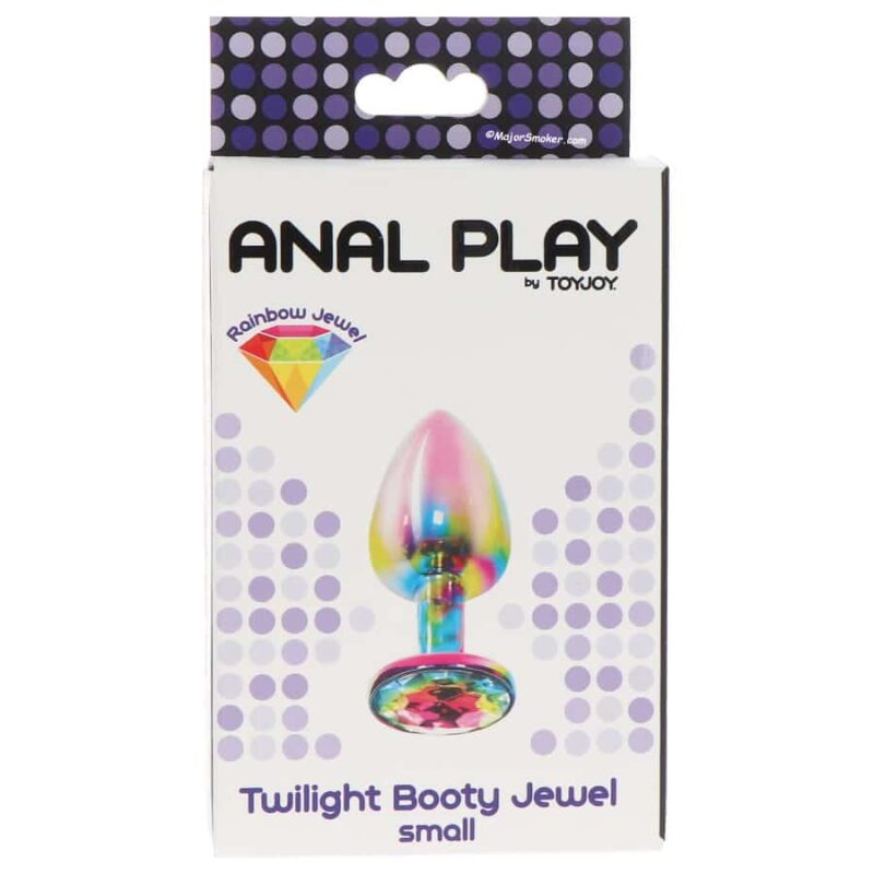 Bijou anal Twilight Rainbow, plug anal debutant, plug anal pour homme, plug anal xl, comment mettre un plug anal, petit plug anal, mini plug anal, plug anal public, plug anal utilisation, dorcel plug anal