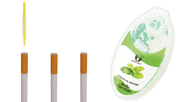 Bille menthol pour cigarette  capsule cigarette convertible