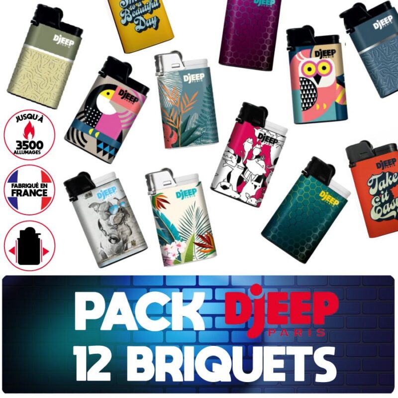 djeep, lot djeep, pack djeep, jungle, positive mood, briquet, Djeep, briquet djeep, djeep paris, briquet djeep personnalisé, djeep lighters, bic, briquet bic, lot de briquet, briquet en gros, briquet en vrac, briquet djeep positive mood, briquet pas cher, djeep pas cher