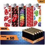 briquet rolling stones, rolling stones, briquets bic, bic pas cher, briquet bic maxi, bic maxi décor, maxi bic décor, briquet rolling stones
