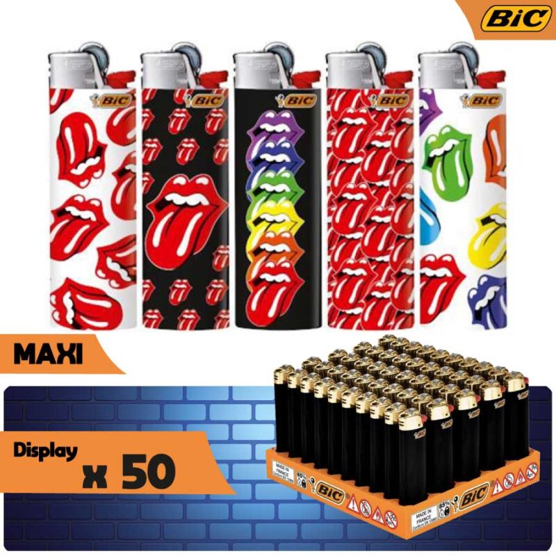 briquet rolling stones, rolling stones, briquets bic, bic pas cher, briquet bic maxi, bic maxi décor, maxi bic décor, briquet rolling stones
