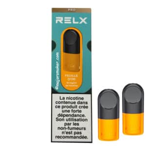 relx, relx pod feuille d'or, feuille d'or relx , relx infinity pod pro, relx pod pro, relx recharge, relx France, relx prix, relx vape, relx, cigarette électronique