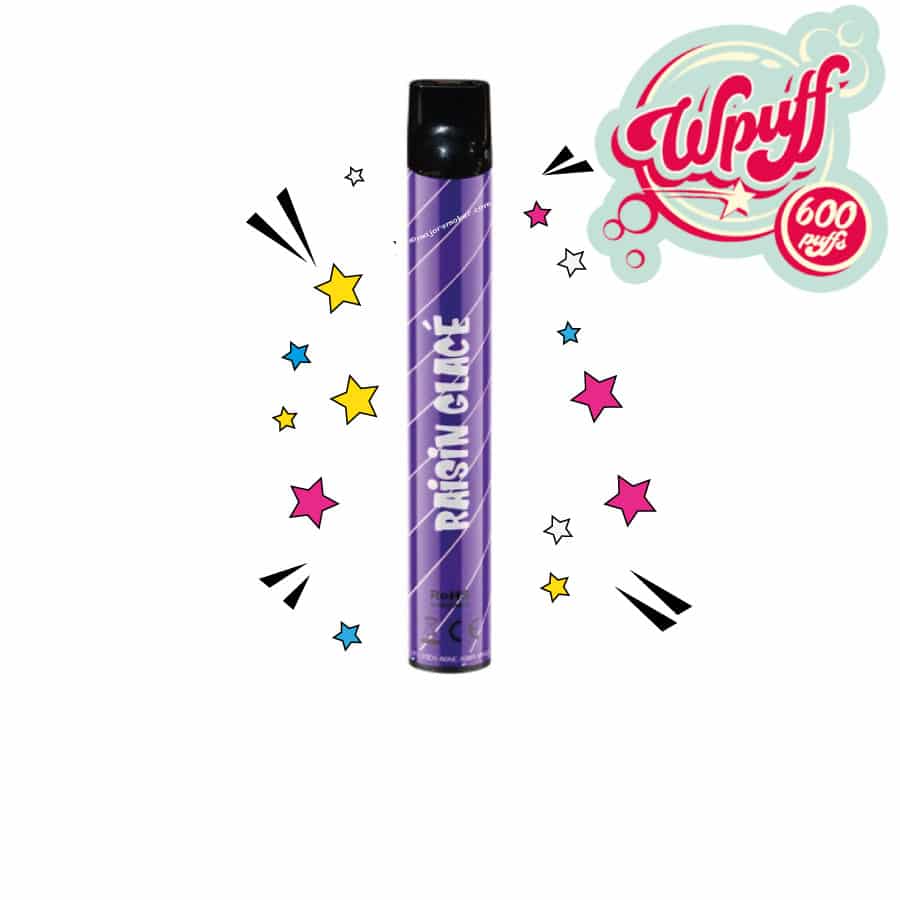 Wpuff Raisin Glacé 50ml | E liquide Puff Liquideo