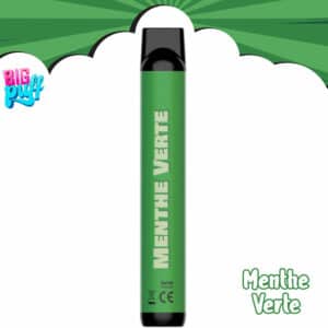 BigPuff Menthe verte, big puff, bigpuff, vape pen big puff, cigarette électronique jetable, big puff jetable, big puff pas cher