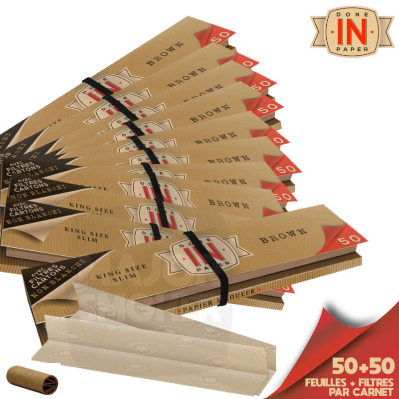 Prix feuille à rouler, done in paper prix, feuille à rouler in, done in paper avis, feuille à rouler, done in paper, feuille à rouler en gros, feuille à rouler pas cher, done in paper slim brown, done in paper+tips