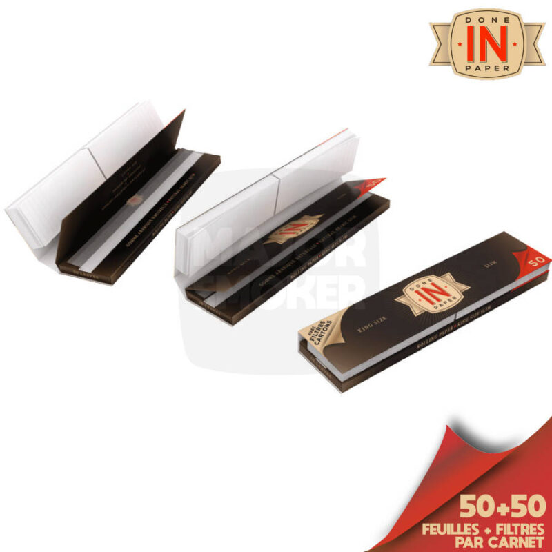 Prix feuille à rouler, done in paper prix, feuille à rouler in, done in paper avis, feuille à rouler, done in paper, feuille à rouler en gros, feuille à rouler pas cher, done in paper slim tips