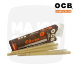 cone ocb virgin, cone ocb pas cher, cone cigarette, rouler un cone, ocb virgin, feuille ocb cone, cone naturelle ocb