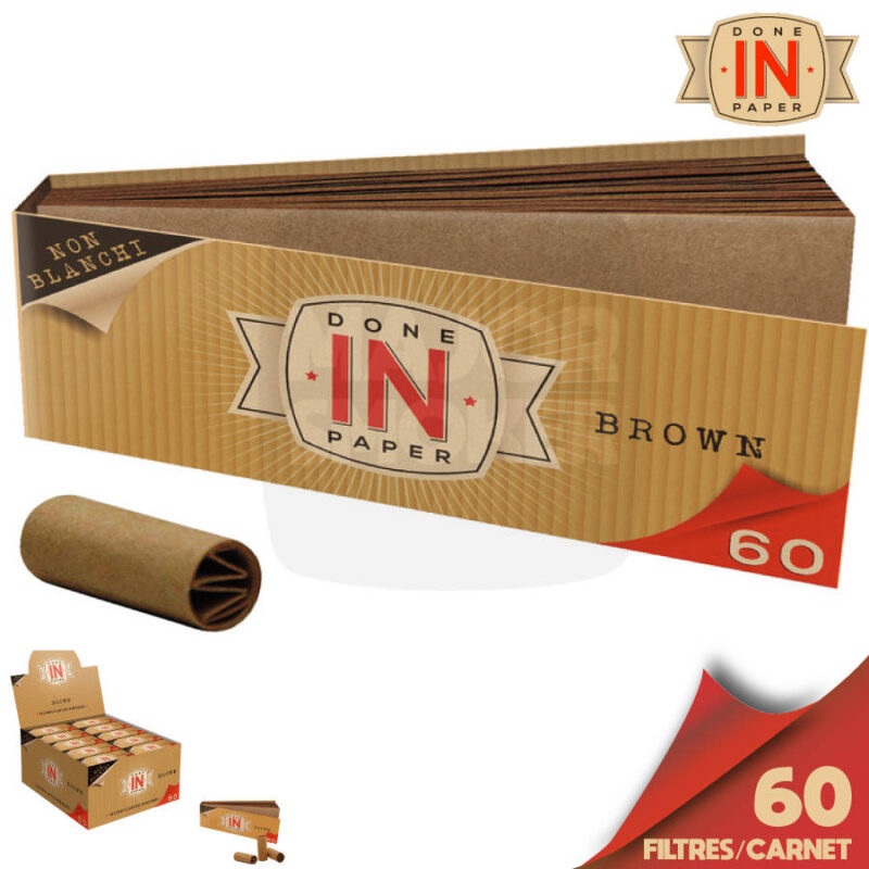 filtres cigarettes prix, filtre cigarette réutilisable, filtres cigarettes Done In Paper, filtres cigarettes anti-goudron, meilleur filtre à cigarette, cigarette filters, filtres cigarettes à rouler, Done In Paper, feuille à rouler, done in paper prix