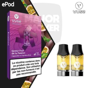 epod fruit de la passion, capsule epod fruit de la passion, vuse capsule fruit de la passion, vype fruit de la passion, vuse capsule epod fruit passion, recharge epod fruit de la passion, cartouche epod fruit de la passion