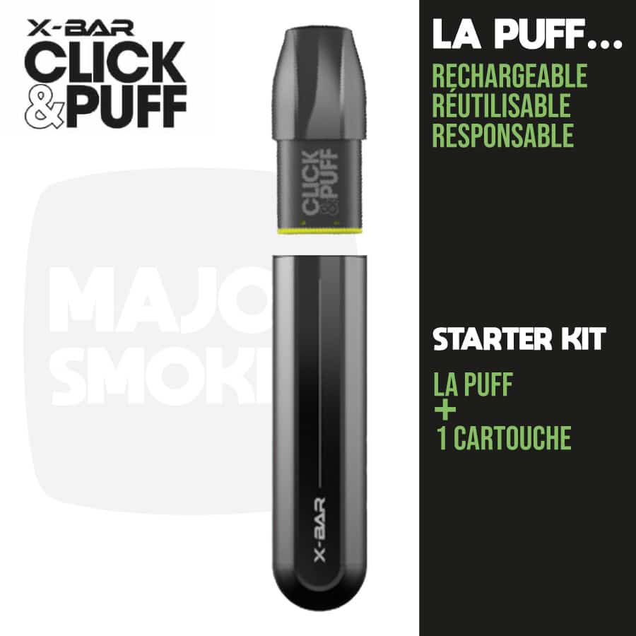 X-BAR Click & Puff, Starter Kit Red (Red)