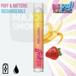 Big Puff - Big Puff Ma Petite Fraise 600 puffs - Sans nicotine ni