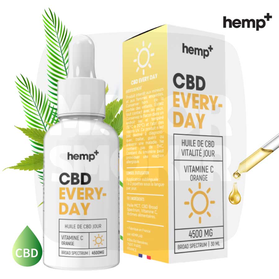 Huile CBD Sommeil, Hemp+ Night Dream CBD 30 ml