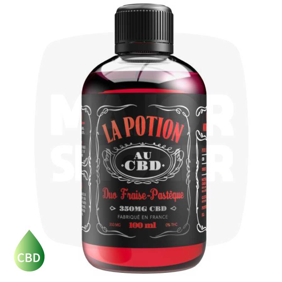 CHICHA AU CBD, SANS NICOTINE, SAVEUR FRAISE