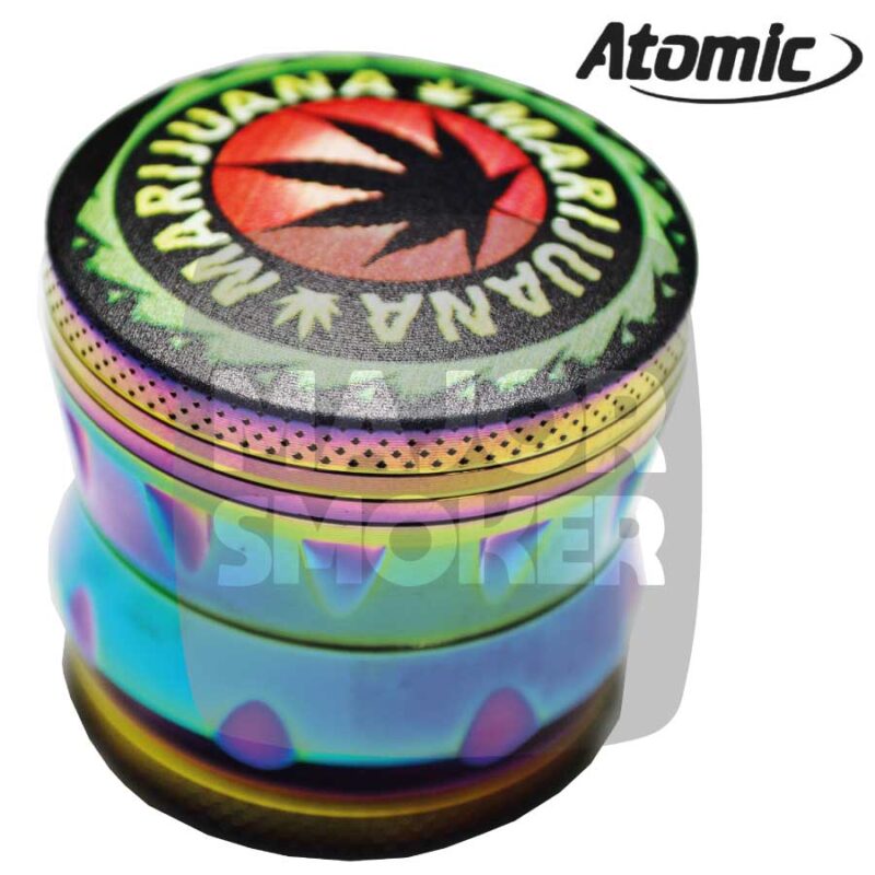 grinder, grinder metal, grinder 4 parties, grinder en metal, grinder atomic, atomic grinder, grinder atomic en metal, grinder atomic metal rainbow, grinder pas cher, grinder atomic prix,