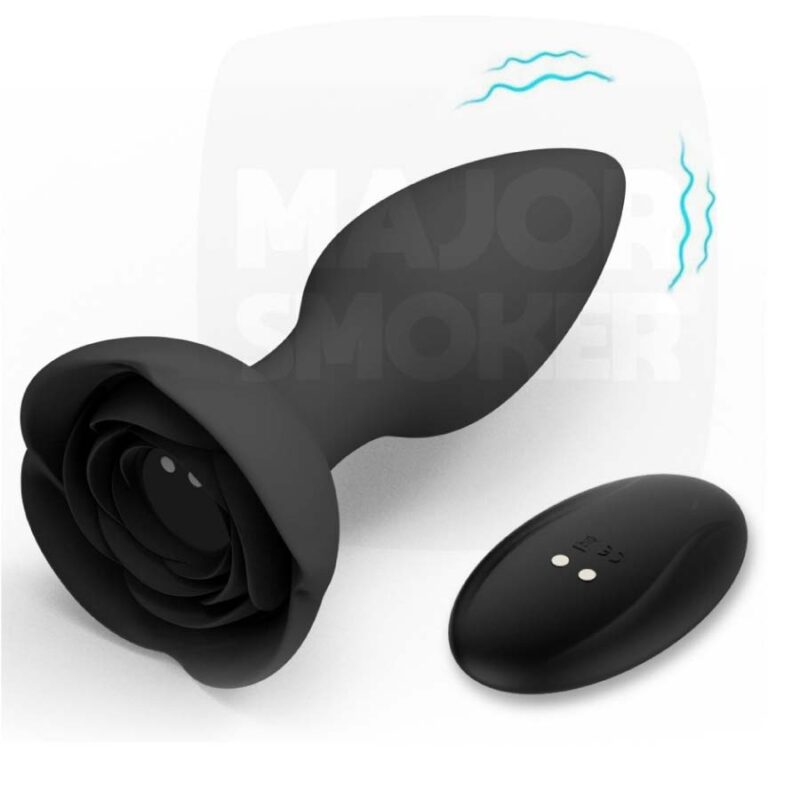 Plug-Bijou-Vibrant-Noir-majorsmoker.com plug anal, bijou anal, plug vibrant, plug vibrant bijou, plug rose vibrant, plug anal rose, plug anal vibrant, playtoys plug vibrant, sex toys, sextoy, jouet coquin, jouet pour adultes,