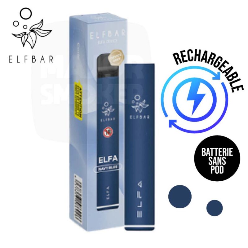 Pod-elfbar-rechargeable-batterie-Navy-Blue-majorsmoker.com elfa, elfbar rechargeable, elfbar 600 rechargeable, recharge elfbar, recharger elfbar 600, elfa batterie, batterie elfbar, batterie elfa, batterie elfbar 600,
