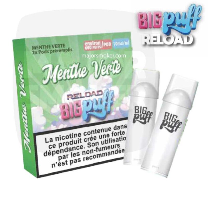 big-puff-reload-recharges-menthe-verte-majorsmoker.com-jpg big puff, bigpuff, puff prix, puff cigarette prix, big puff rechargeable, bigpuff rechargeable, big puff reload, bigpuff reload, pods big puff, pod big puff, pod bigpuff, pods big puff, big puff pods, big puff pod, bigpuff pod, bigpuff pods, big puff recharge, bigpuff recharge, recharge big puff , recharge bigpuff, recharge big puff reload, big puff reusable, big puff reutilisable, big puff reload recharge, big puff capsule, capsule big puff, big puff rechargeable pod, big puff rechargeable france, big puff rechargeable prix, big puff rechargeable pas cher, ou trouver big puff rechargeable, comment recharger big puff, acheter big puff, acheter big puff rechargeable,