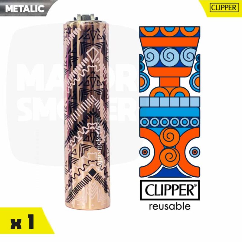 briquet-clipper-azteque-rose-gold-métalic-x1-majorsmoker.com clipper cover, briquet cover clipper, clipper etui metal, briquet etui metal, briquet etui, briquet avec etui, clipper etui metal briquet, briquet clipper etui, briquet cover metal,