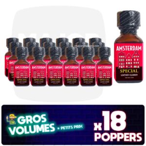 Display poppers Amsterdam, Boite 18 flacons poppers Amsterdam 24ml, Amsterdam poppers, poppers Amsterdam, achat poppers, poppers prix, poppers pas cher, effet du poppers, poppers achat