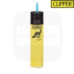 Briquet Clipper | Black JET Flame Tempête Soft Jaune