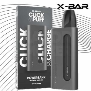 xbar rechargeable, recharge xbar, x bar recharge, x bar click and puff, x bar boitier, boitier click and puff, boitier xbar, xbar click & charge, xbar click and charge