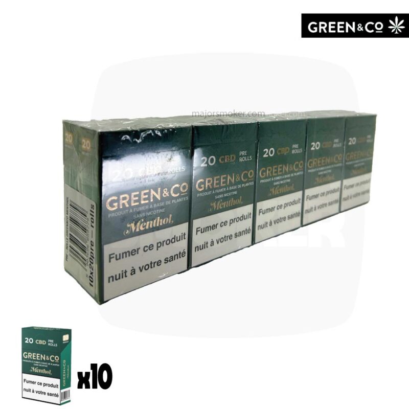 cartouche-green&co-menthol-majorsmoker.com green et co menthe cbd, cbd cigarette green and co, cigarette cbd en gros, achat cbd en gros, prix cbd clope en gros, prix cbd cigarette, achat en gros cbd cigarettes, buraliste cbd clope