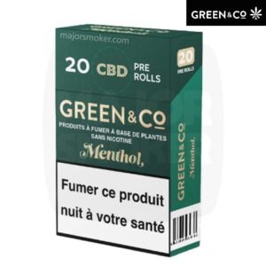 clope cbd, cigarette cbd, cbd cigarette, paquet cigarette cbd, green co canarette, green et co menthe cbd, cbd cigarette green and co,