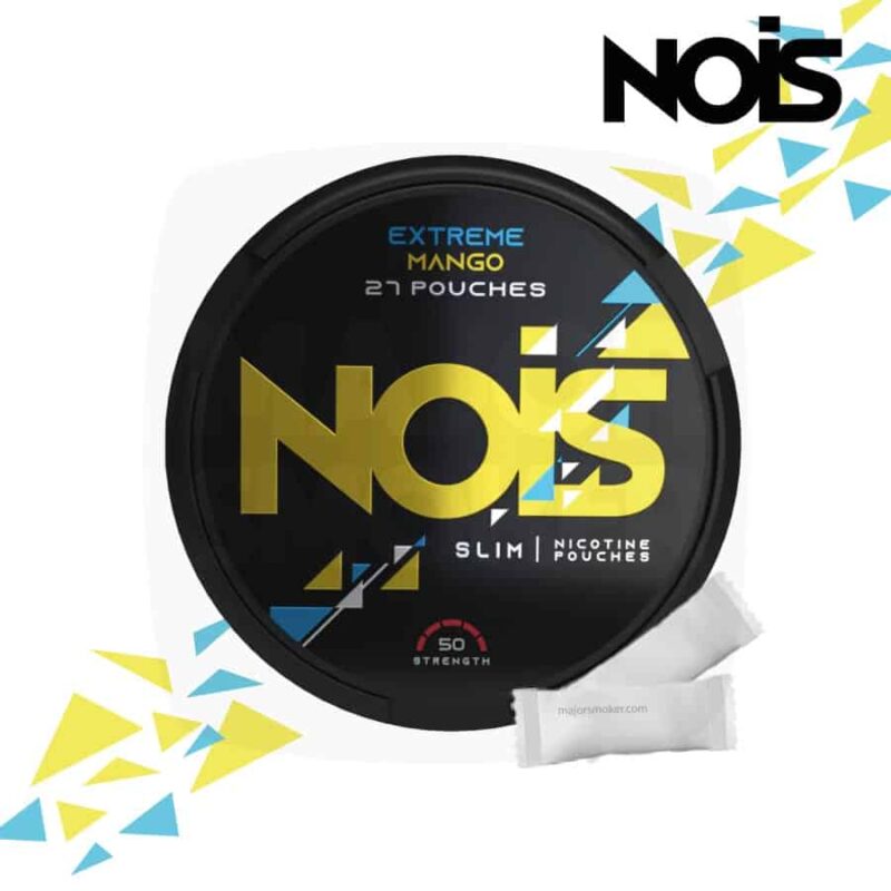 nois-extreme-edition-50-mg-mangue-makorsmoker.com nicotine pouches, nicotine pouches nois, snus sans tabac, nicotine pouches fort, snus strong, snus légal
