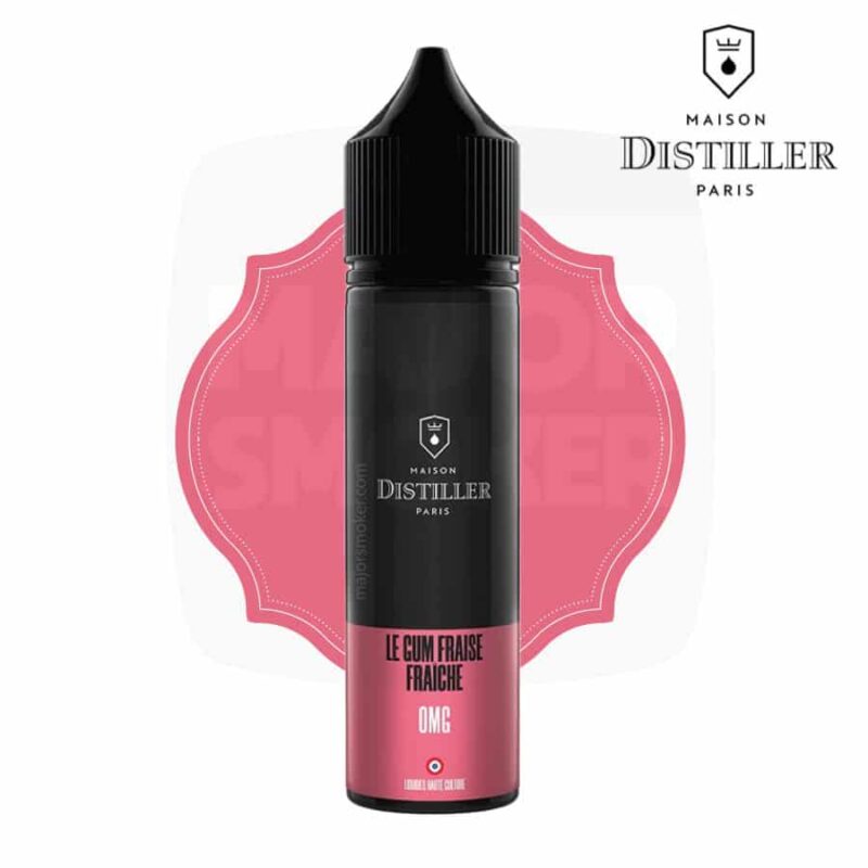 E-liquide Distiller, Distiller gum fraise fraiche, E-liquide, e liquide, e-liquide gum fraise fraiche , e liquide gum, e-liquide pas cher, eliquide, eliquid France, e-liquide France, e liquide français, e liquide français pas cher, VG 50% / 50%, e-liquide gum fraise, liquide cigarette, e-liquide gum fraise, liquide cigarette fraise