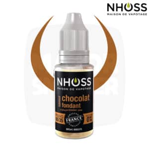 E-liquide NHOSS, Nhoss chocolat fondant, E-liquide, e liquide, e-liquide gourmand chocolat, e liquide saveur chocolat fondant, e-liquide pas cher, eliquide, eliquid France, e-liquide France, e liquide français, e liquide français pas cher, PG 65% / VG 35%, PG 50% / VG 50%