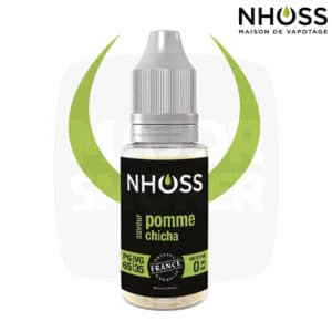 E-liquide NHOSS, Nhoss fruit pomme chicha, E-liquide, e liquide, e- liquide pomme, e liquide saveur pomme chicha, e-liquide pas cher, eliquide, eliquid France, e-liquide France, e liquide français, e liquide français pas cher, PG 65% / VG 35%, PG 50% / VG 50%