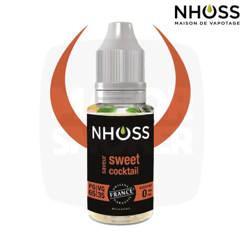 E-liquide NHOSS, Nhoss fruit mix Sweet Cocktail, E-liquide, e liquide, e- liquide Sweet Cocktail, e liquide saveur Sweet et Cocktail, e-liquide pas cher, eliquide, eliquid France, e-liquide France, e liquide français, e liquide français pas cher, PG 65% / VG 35%, PG 50% / VG 50%