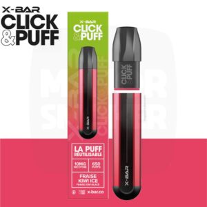 xbar puff, xbar, x bar, x-bar, xbar rechargeable, x bar click & puff, x bar click and puff, puff rechargeable, puff rechargeable x bar, xbar click & puff, x-bar click & puff, xbar kit starter, x bar rechargeable click and puff, xbar fraise kiwi, x-bar click & puff fraise kiwi, x bar fraise kiwi click & puff,