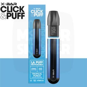 xbar puff, xbar, x bar, x-bar, xbar rechargeable, x bar click & puff, x bar click and puff, puff rechargeable, puff rechargeable x bar, xbar click & puff, x-bar click & puff, xbar kit starter, x bar rechargeable click and puff, xbar tropical punch, x-bar click & puff tropical punch, x bar tropical punch click & puff,