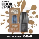 x bar, x-bar, x bar puff, puff x bar, cigarette electronique x bar, x bar click and puff, click and puff x bar, x bar click puff, click puff x bar, x-bar click and puff, x-bar click&puff, pod recharge xbar, x bar pods, pod x bar, recharge x bar, x bar recharge, click and puff recharge, xbar rechargeable, xbar réutilisable, x bar recharge virginia, x bar pods tabac blond, x bar recharge tabac virginia,