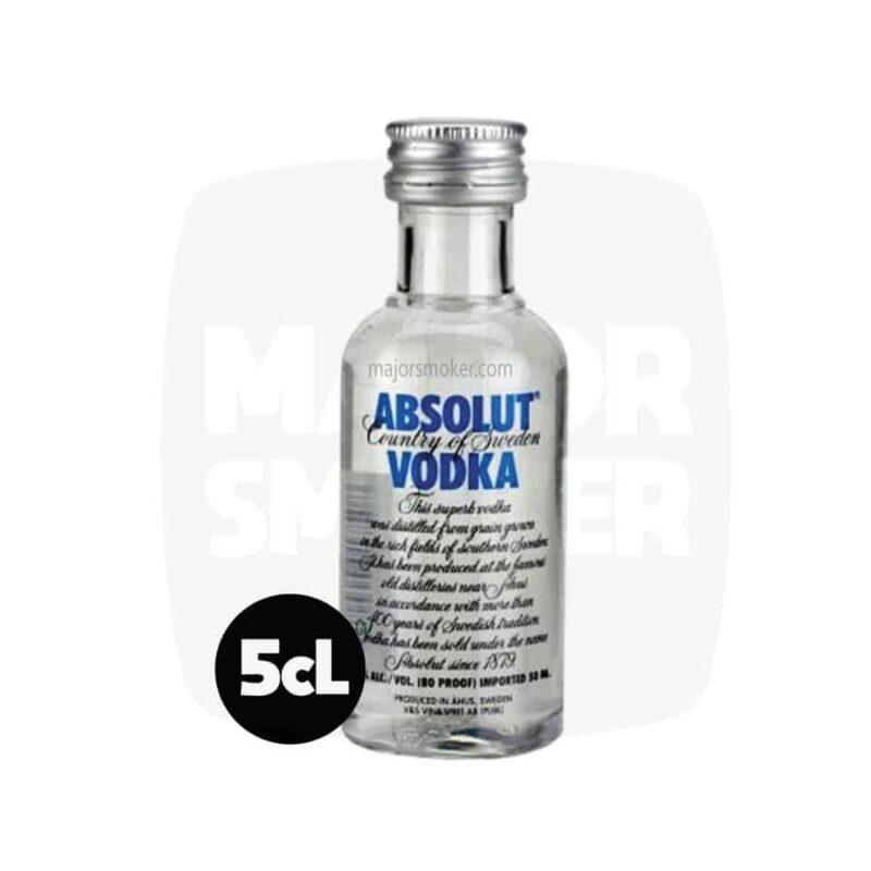 mignonnette-vodka-absolut-majorsmoker.com absolut, vodka absolut, vodka absolut, vodka absolut originale, bouteille en verre absolut, mini absolut, vodka absolut miniature, vodka cristal absolut, vodka suédoise