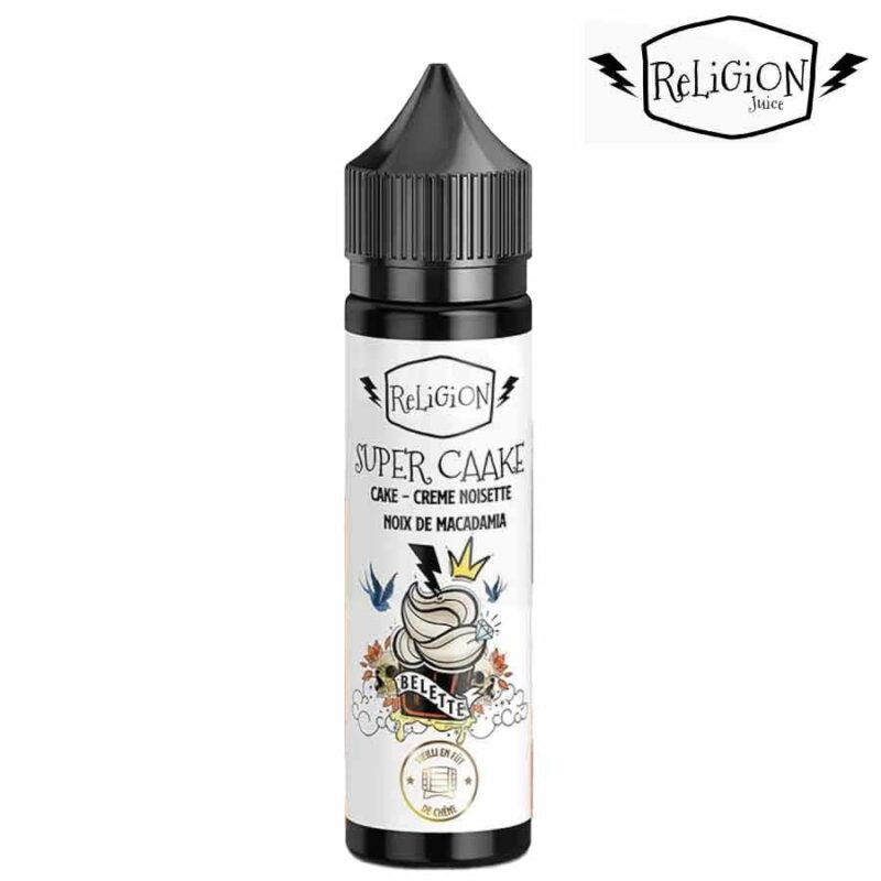 eliquide 50ml, eliquide sans nicotine, e liquide religion juice, religion juice super caake, super caake 50ml, religion eliquide 50 ml, eliquide religion super caake,