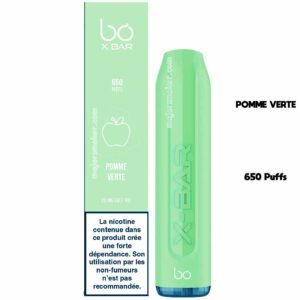 x-bar puff pomme, x-bar, xbar puff, puff X-bar, French puff, vape pen xbar, cigarette électronique jetable, puff jetable X-BAR, french lab x-bar, puff xbar pas cher