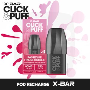 puff rechargeable, cigarette réutilisable, e-cig rechargeable, xbar rechargeable, x-bar réutilisable, xbar responsable, puff responsable, xbar puff, xbar, bo xbar, xbar sans nicotines, puff xbar, xbar pomme verte pod, recharge xbar pomme verte, pod click & puff pasteque fraise,