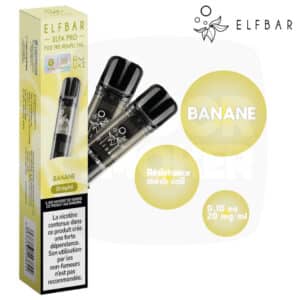 elfbar, elfa pro, pods elfa pro, pod elfabar, elf bar rechargeable, elfbar recharge, cartouche elfbar, elfbar pro, cartouche saveur banane, elfbar banane