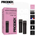 Prodigy framboise, Prodigy recharge pitaya framboise, Prodigy recharge prix, Prodigy Pod pitaya framboise, Recharge prodigy pas cher, Prodigy recharge ou acheter, Prodigy rechargeable pitaya framboise, Prodigy vape