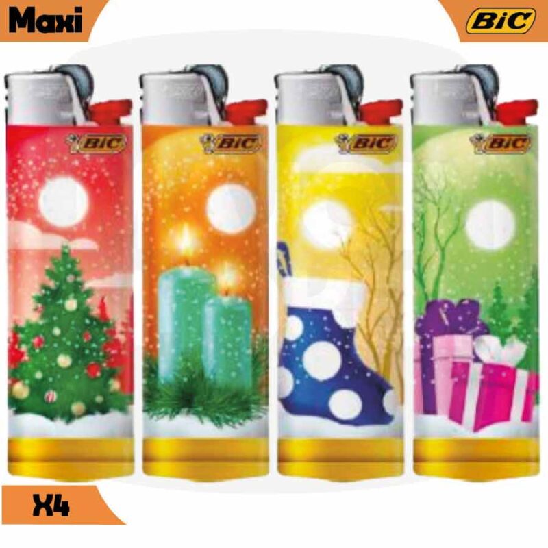 Briquet-Bic-maxi-noel-x4-majorsmoker.com briquet, briquet bic, bic, bic briquet, briquet maxi, maxi bic, briquet bic maxi
