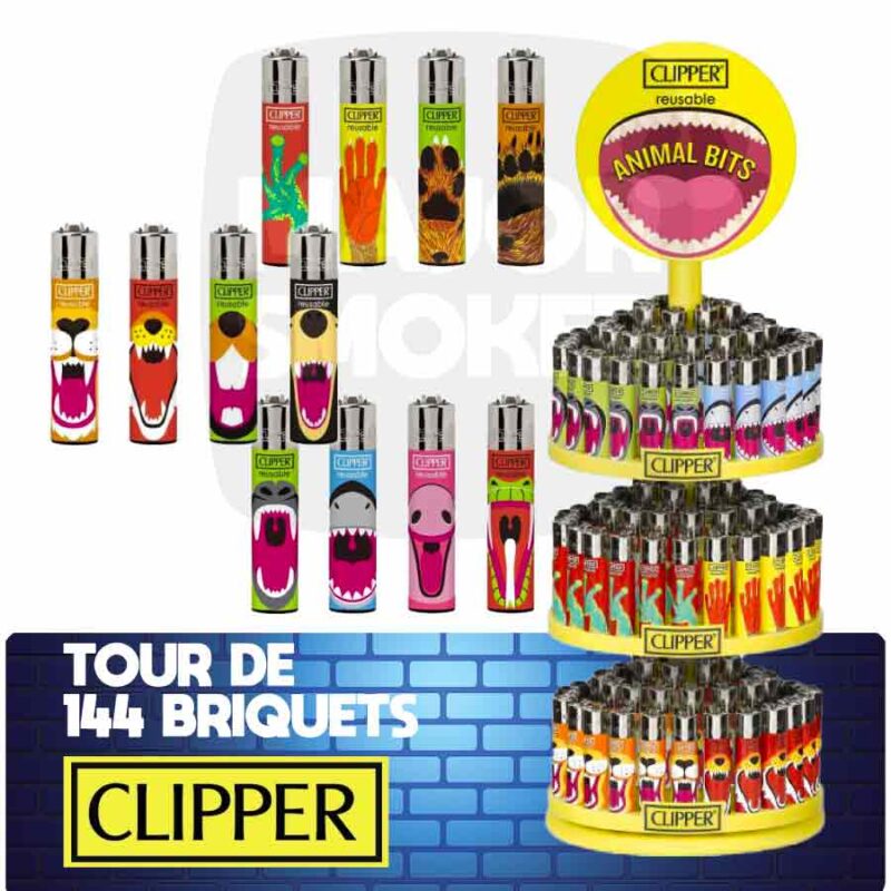 Briquet-Clipper-tour-144-animal-bits-majorsmoker.com briquet, clipper, briquet clipper, clipper briquet, carrousel clipper, clipper carrousel, tour de briquet, carrousel, tour de briquet, briquet animal, clipper animal