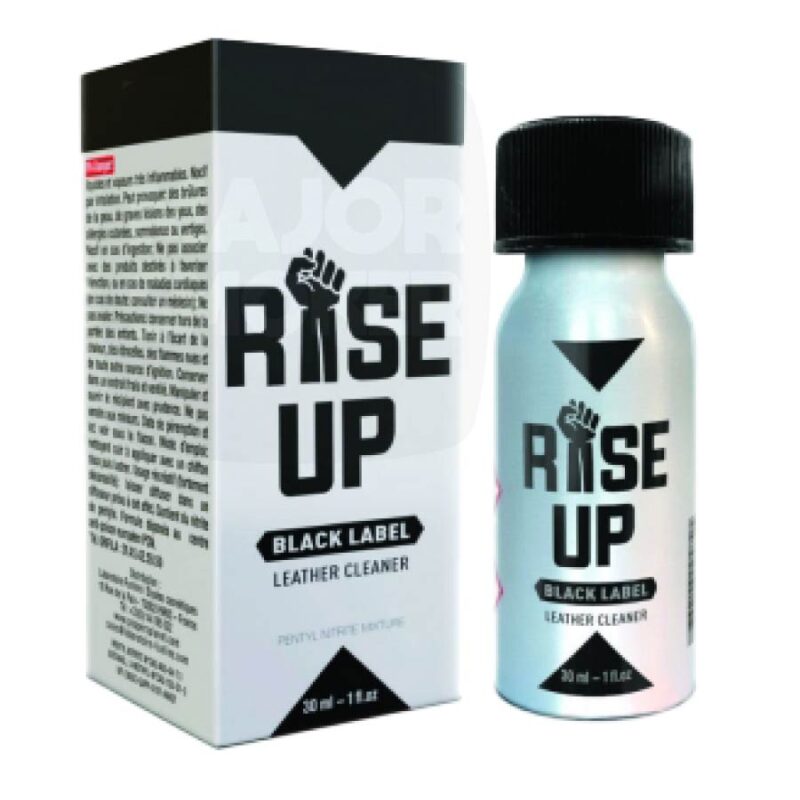 poppers-rise-up-black-black-label-24ML-puissant-majorsmoker.com poppers Rise up, rise up black label, poppers puissant, poppers pas cher, poppers achat, acheter poppers, rise up, rise up 30 ml, black label