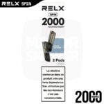 RELX spin fruits de bois, RELX Spin Pod fruit des bois, Pod Spin RELX Fruits des bois, recharge spin, relx 4 en 1, Pod RELX 4 en 1, Pod 4 en 1 Spin, Puff rechargheable RELX Spin pod