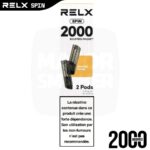 RELX Spin Pod Mangue fraise, Pod Spin RELX Mangue Fraise, recharge spin relx mangue fraise, relx 4 en 1, Pod RELX 4 en 1, Pod 4 en 1 Spin, Puff rechargheable RELX Spin pod
