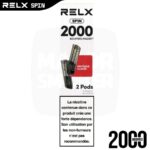 RELX Spin Pod Pastèque, Pod Spin RELX Pasteque, recharge spin relx pasteque, relx 4 en 1, Pod RELX 4 en 1, Pod 4 en 1 Spin, Puff rechargeable RELX Spin pod