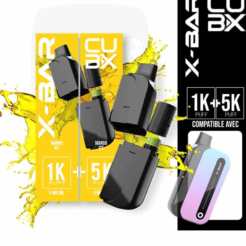 cubx mangue givree, mangue givree pod, pod mangue glacee, pod cub-x, pod x-bar, pod x-bar cub-x, recharge cub-x, recharge cubx