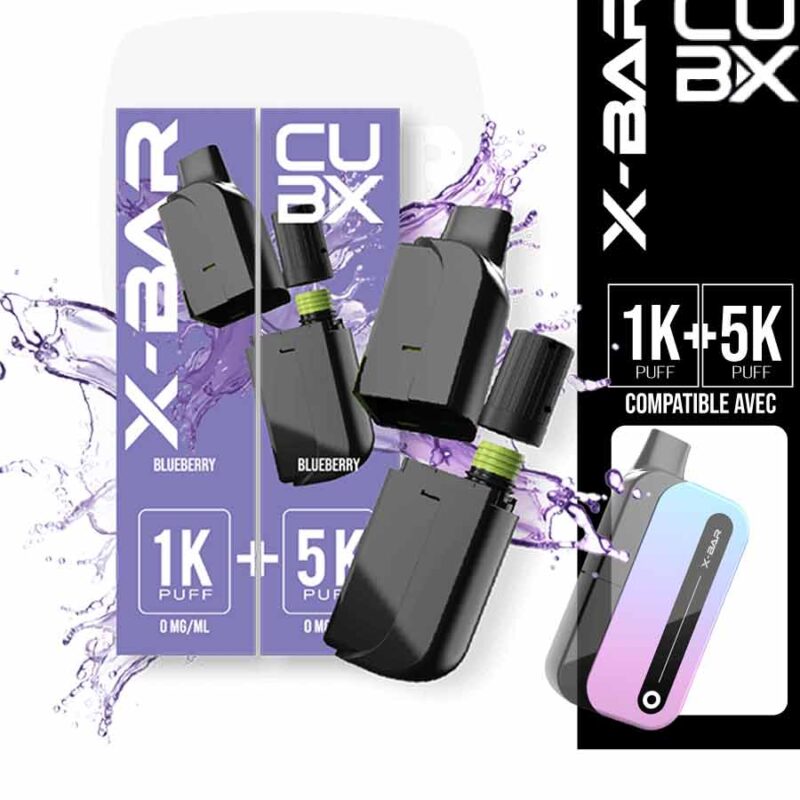 cub-x, cub-x myrtille, myrtille, recharge x-bar, recharge cub-x, recharge myrtille cub-x